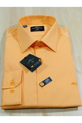 Narancssárga slim fit ing