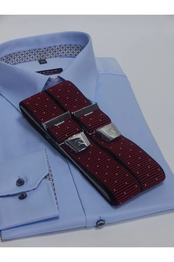 35 mm széles apró pöttyös keresztcsíkos nadrágtartó