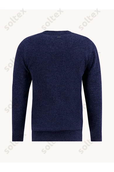 Kerek nyakú őszi/téli pulóver