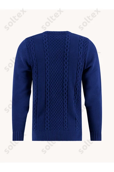 Kötött mintás őszi/téli pulóver