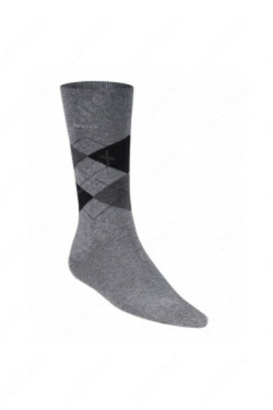 Káró kockás  szürke   zokni (M.grau)