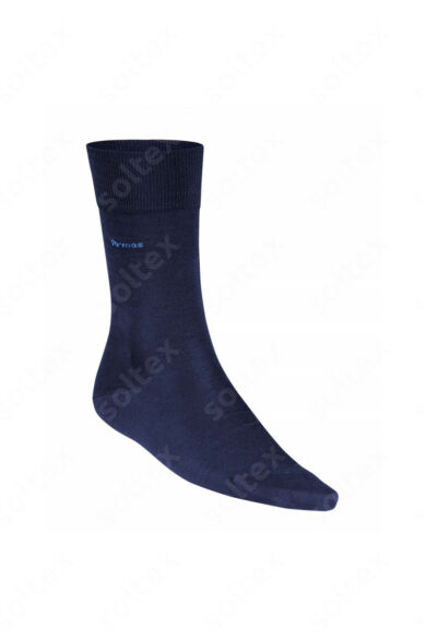 vékony sötétkék pamut zokni (blau)